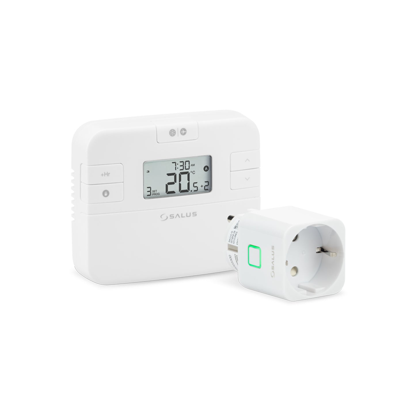 Salus Raumthermostat mit Steckeradapter