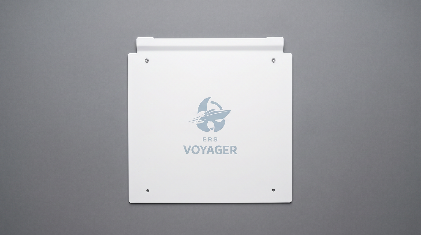 ERS Heatscreen VOYAGER Weiß inkl. Wandmontageset & WIFI Steuerung